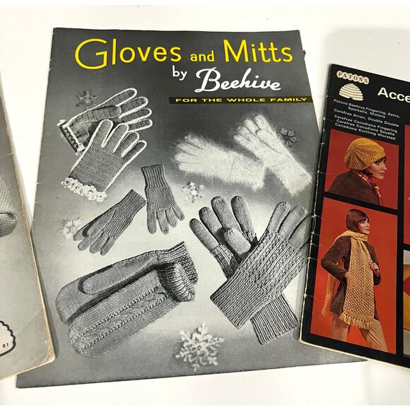 Beehive Vintage Knitting Pattern Books Booklets 1950’s 1960’s - Picture 2 of 13